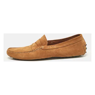 Tod's Brown Suede Slip on Loafers Size 45.5