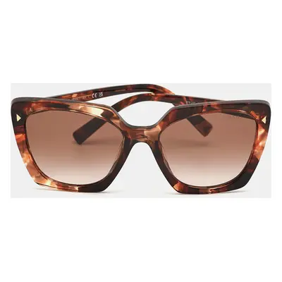 Prada Tortoise Brown Gradient SPR 23Z Square Sunglasses