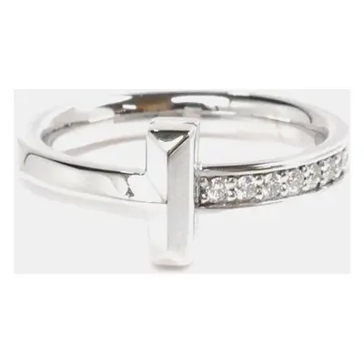 Tiffany & Co. 18K White Gold Diamond Ring EU