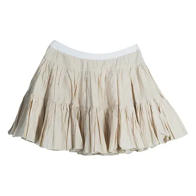 Roma e Tosca Beige Cotton Skirt