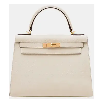 Hermes Nata Epsom Leather Kelly Bag