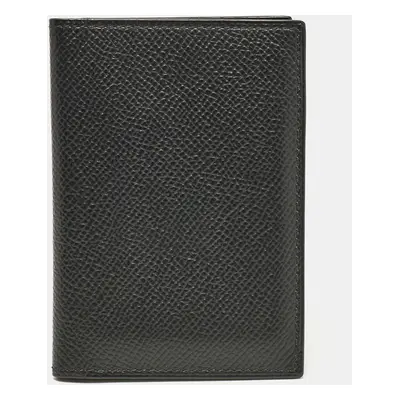 Hermes Noir Epsom Leather MC² Euclide Card Holder