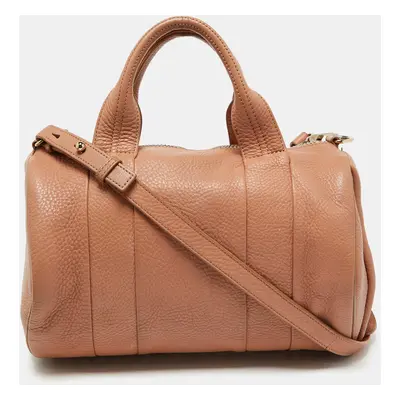 Alexander Wang Peach Leather Rockie Boston Bag