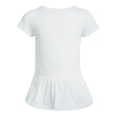 Burberry Children White Cotton Ruffle Bottom Tunic Yrs