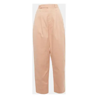 Polo Ralph Lauren Pale Pink Gabardine Pleated Straight Pants