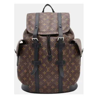 Louis Vuitton Brown Monogram Canvas Macassar MM Backpack