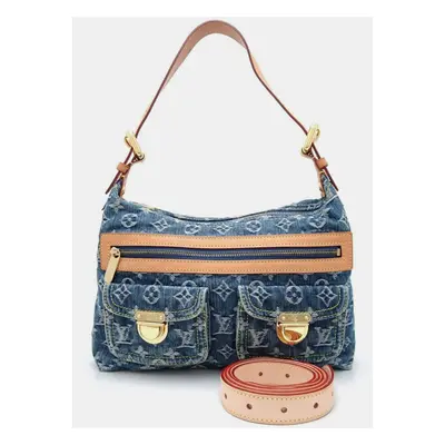 Louis Vuitton Blue Monogram Denim Buggy PM Shoulder Bag