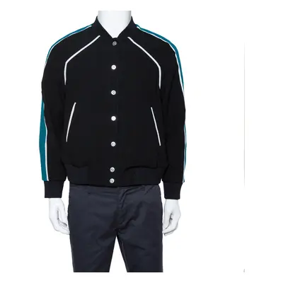 Kenzo Black Crepe Paradise Bomber Jacket