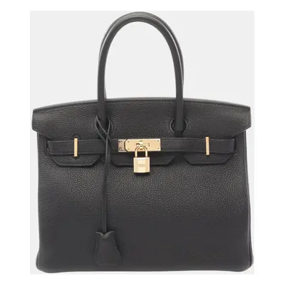 Hermes Birkin Togo Handbag Black