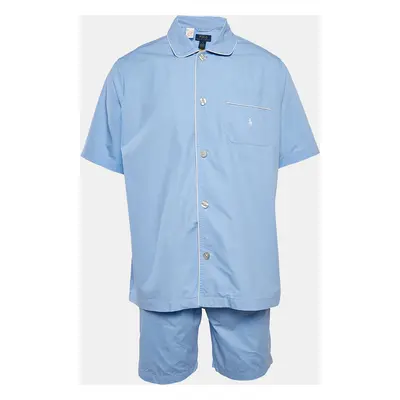 Polo Ralph Lauren Blue Cotton Shirt and Shorts