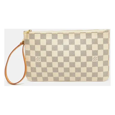 Louis Vuitton Damier Azur Canvas Neverfull PM Zipped Pochette