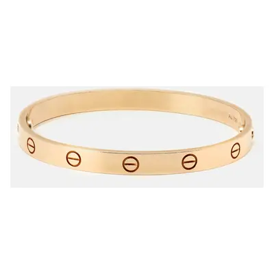 Cartier Love 18k Rose Gold Bracelet