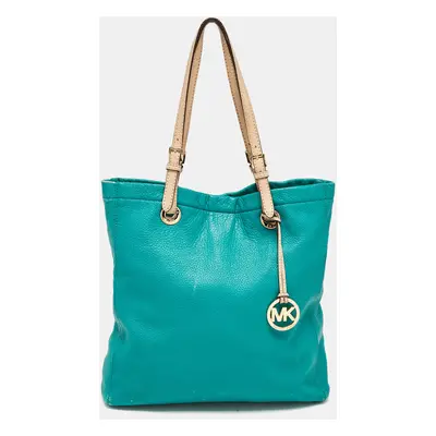 MICHAEL Michael Kors Green Leather North South Tote