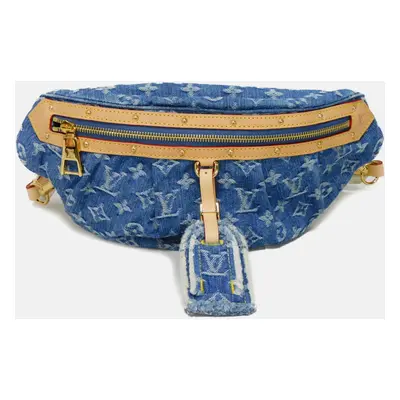 Louis Vuitton Blue Denim Bum Bag Crossbody Bag