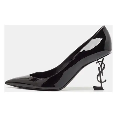 Saint Laurent Black Patent Leather Opyum Pumps Size