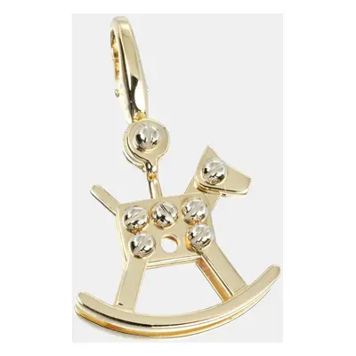 Cartier 18K Yellow. White Gold Rocking Horse Pendant