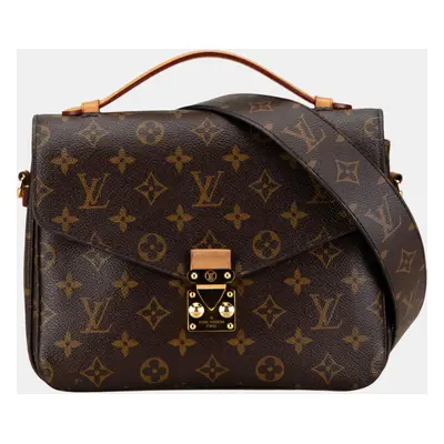 Louis Vuitton Brown Monogram Pochette Metis