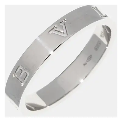 Bvlgari 18K White Gold B.zero1 Essential Band Ring EU