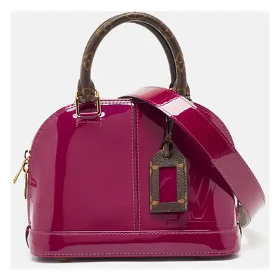 Louis Vuitton Magenta Monogram Vernis Alma BB Bag