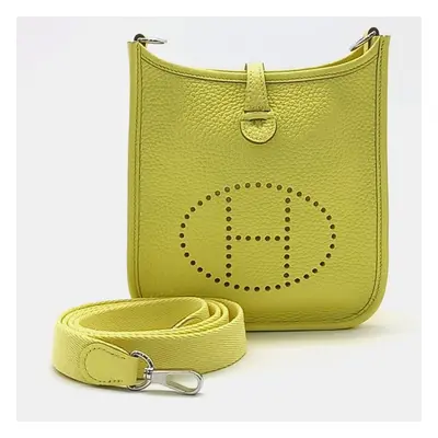 Hermes Green Leather Evelyn bag