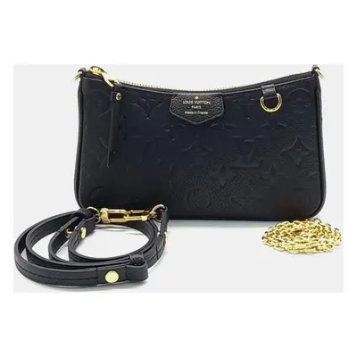 Louis Vuitton Black Leather Empreinte Easy Pouch On Strap bag