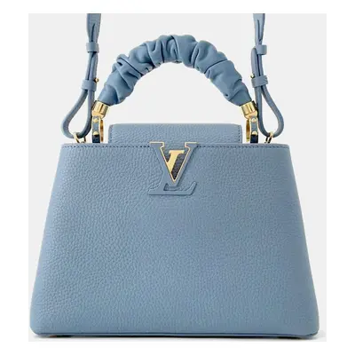 Louis Vuitton Dusk Blue Taurillon Leather Capucines BB Bag