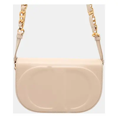 Dior Caramel/Beige Box Calf Leather Cd Signature Chain Shoulder Bag