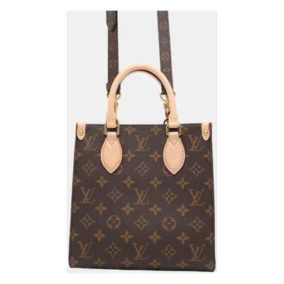 Louis Vuitton Red Monogram BB Sac Plat Tote Bag