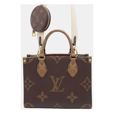 Louis Vuitton Monogram Reverse OnTheGo PM Handbag