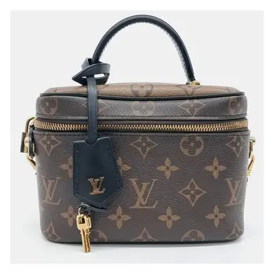 Louis Vuitton Brown Coated Canvas Vanity PM bag