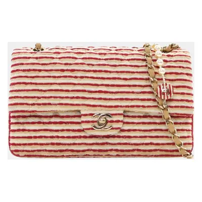 Chanel Multicolor Medium Classic Jersey Coco Sailor Double Flap