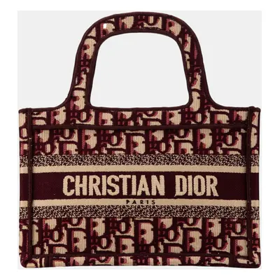 Dior Red Mini Oblique Book Tote