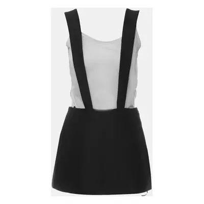 Prada Black Triangle-Logo Mini Skirt Jumpsuit IT Women