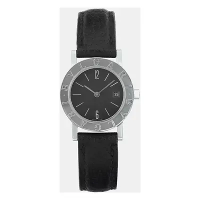 Bvlgari Black Stainless Steel Bvlgari Bvlgari BB SLD Quartz Women's Wristwatch