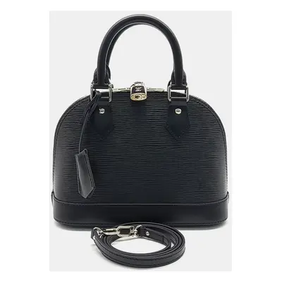 Louis Vuitton Black Epi Leather Epi Alma BB bag