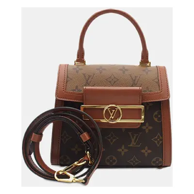 Louis Vuitton Brown Monogram Reverse Dauphine Capital