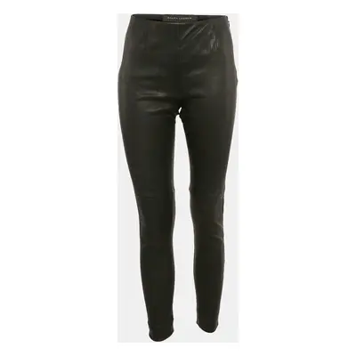 Ralph Lauren Black Leather Leggings