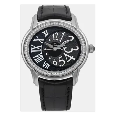 Audemars Piguet Black Diamond Stainless Steel Millenary