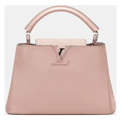 Louis Vuitton Pink Taurillon Capucines BB