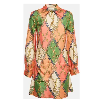 Gucci Multicolor GG Rhombus Print Shirt Dress