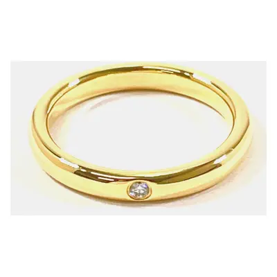 Tiffany & Co. 18K Yellow Gold Elsa Peretti Diamond Band Ring EU