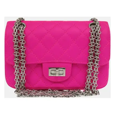 Chanel Pink Calfskin Leather 2.55 Shoulder Bag