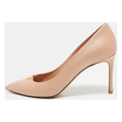 Louis Vuitton Beige Leather Heart Breaker Pumps Size