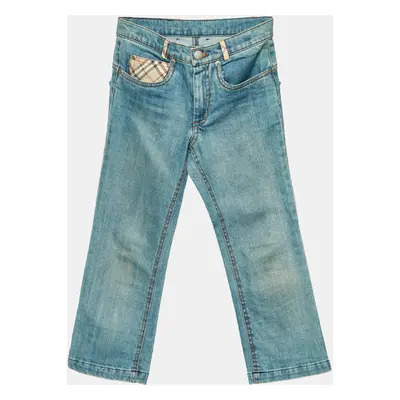 Burberry London Kids Blue Denim Kirat Jeans Yrs