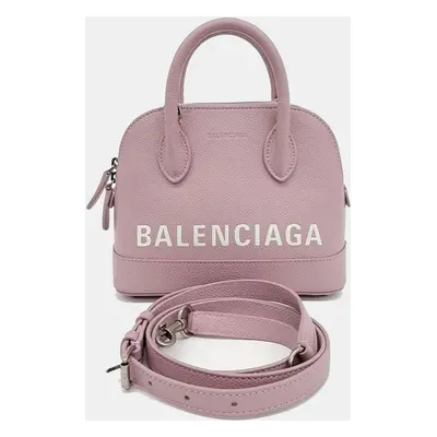 Balenciaga Pink Leather Bill Top Handle Bag