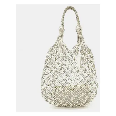 Miu Miu Woven Nappa Mash Bag