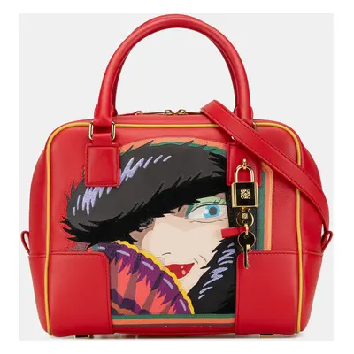 Loewe Red Leather Studio Ghibli Howl's Moving Castle Amazona Bag