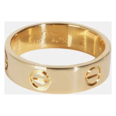 Cartier 18K Yellow Gold Love Ring EU