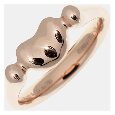 Tiffany & Co. 18K Pink Gold Elsa Peretti Bean Ring