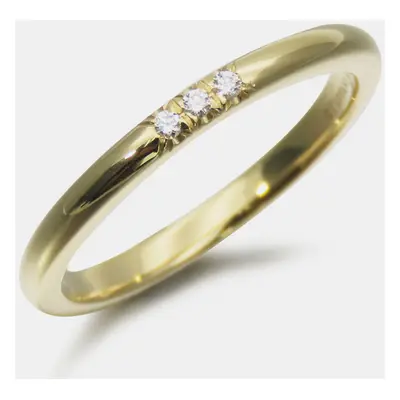 Tiffany & Co. 18K Yellow Gold and Diamond Band Ring EU